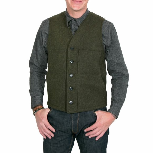 Filson Garment Other - Filson Garment Mackinaw Button Front Vest H11185